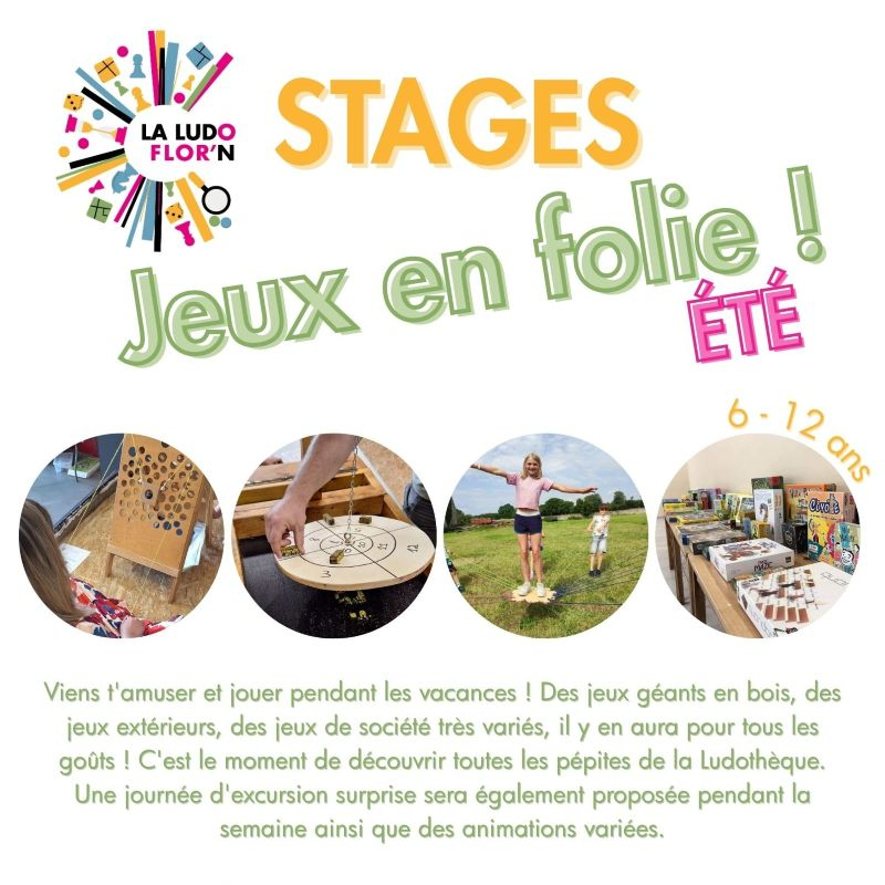 Stages - Jeux en folie été