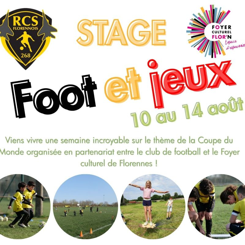 Stage Foot et jeux !