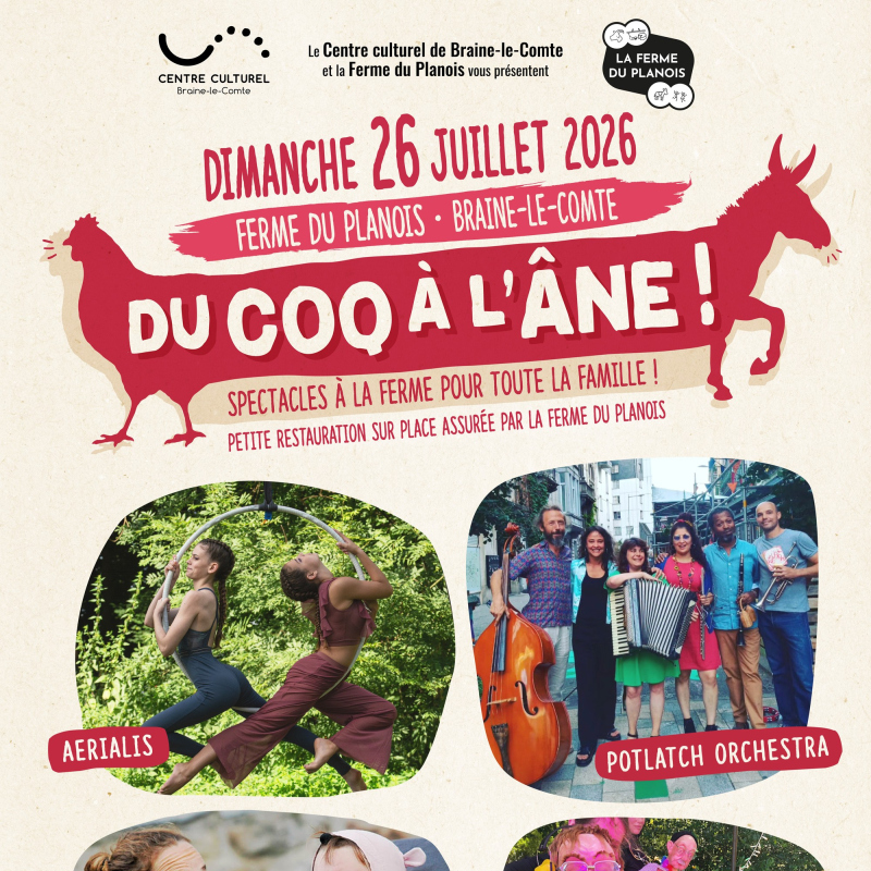 DU COQ &Agrave; L'&Acirc;NE 5 | festival d'arts de la rue