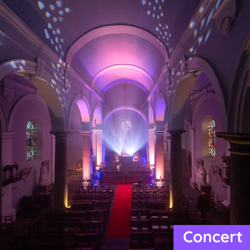 Concert de No&euml;l &agrave; l'Eglise de Lamine