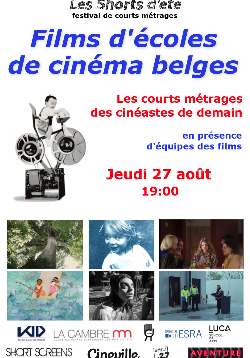 Shortscreens : Films d'&eacute;coles de cin&eacute;ma belges.