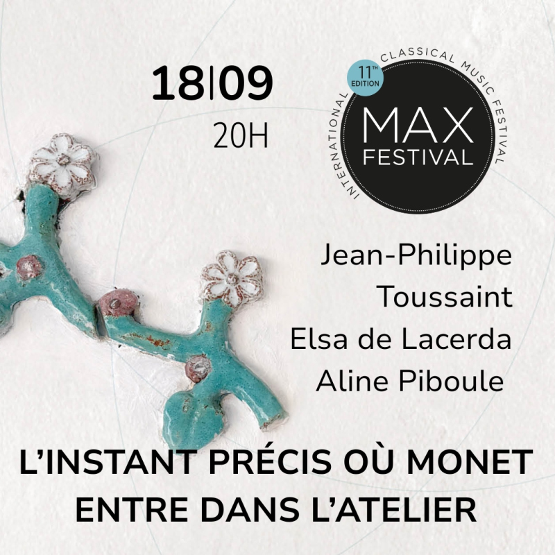 L'INSTANT PR&Eacute;CIS O&Ugrave; MONET ENTRE DANS L'ATELIER