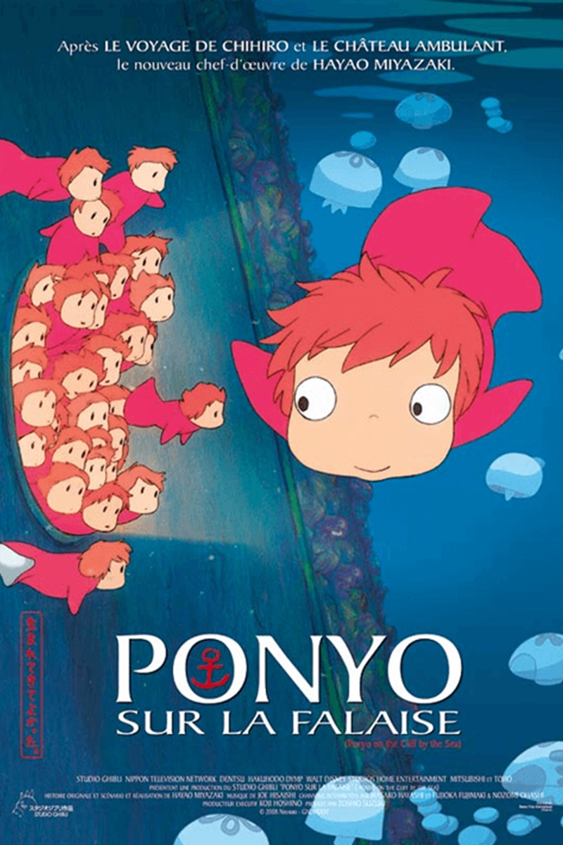 Ponyo sur la falaise