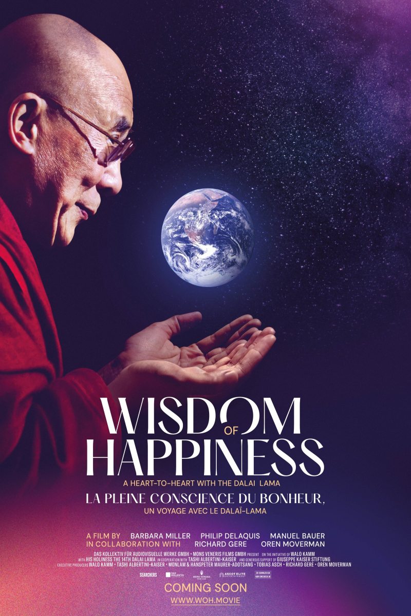 Affiche Wisdom of Happiness | Un Voyage avec le Dalaï Lama