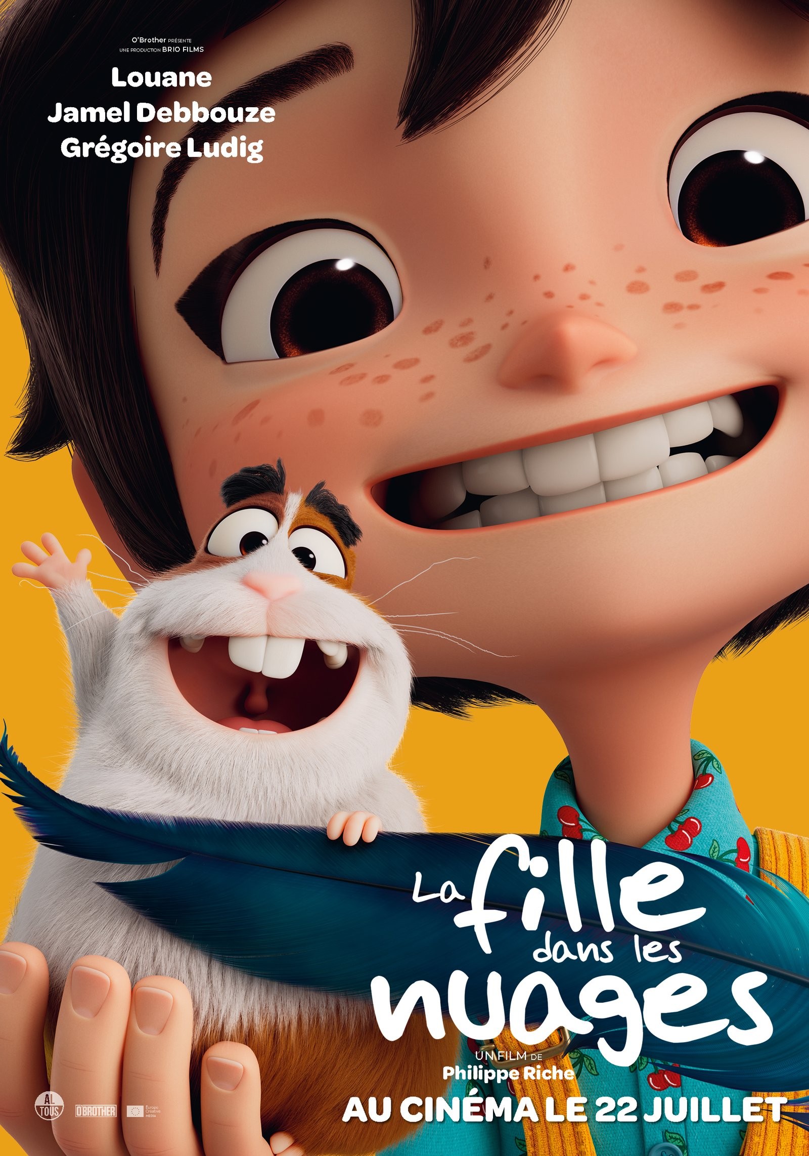 La fille dans les nuages