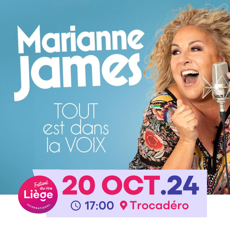Marianne James Tout est dans la Voix